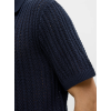 12274685 JPRCCJOEL KNIT POLO SS SN BLUE
