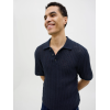 12274685 JPRCCJOEL KNIT POLO SS SN BLUE