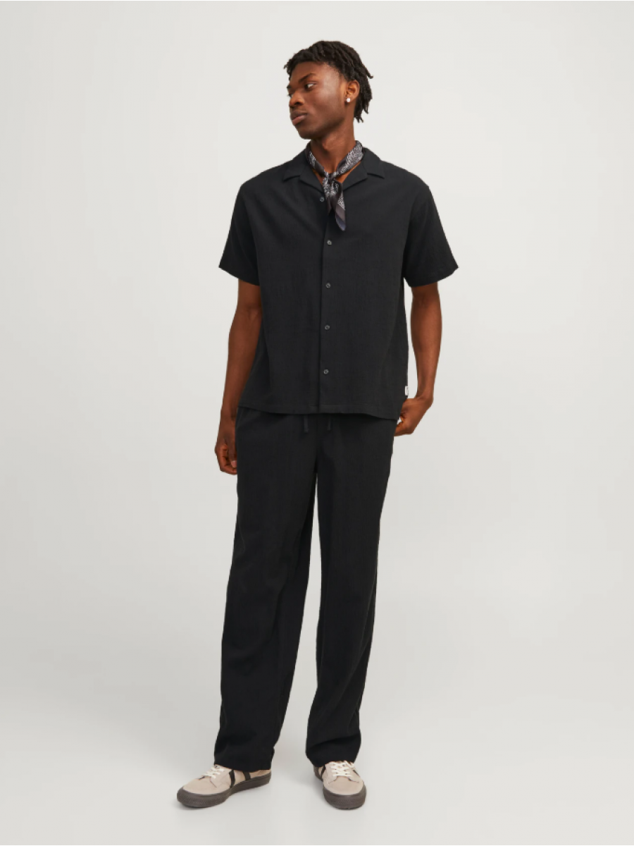 12255781 JORLUKE CRINKLE RESORT SHIRT SS SN
