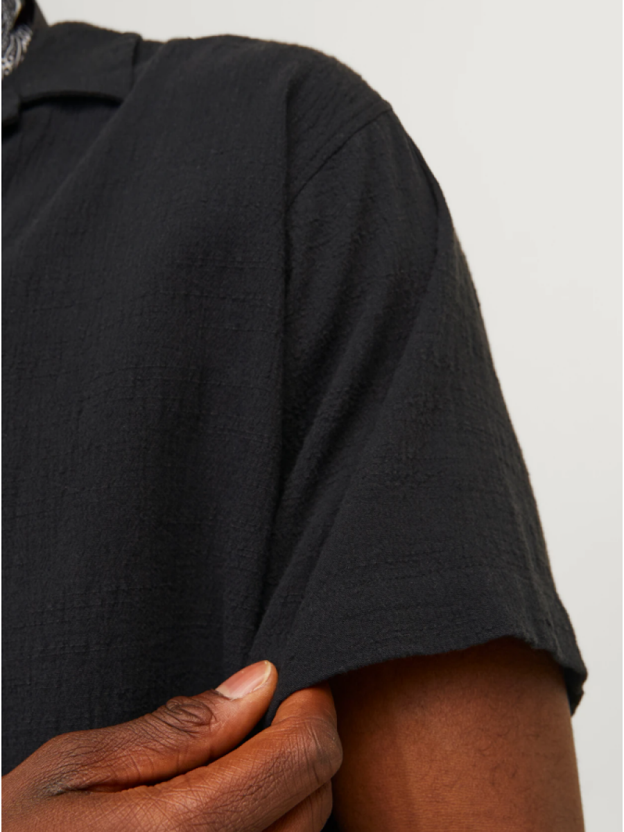 12255781 JORLUKE CRINKLE RESORT SHIRT SS SN