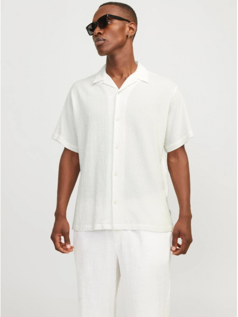 12255781 JORLUKE CRINKLE RESORT SHIRT SS SN