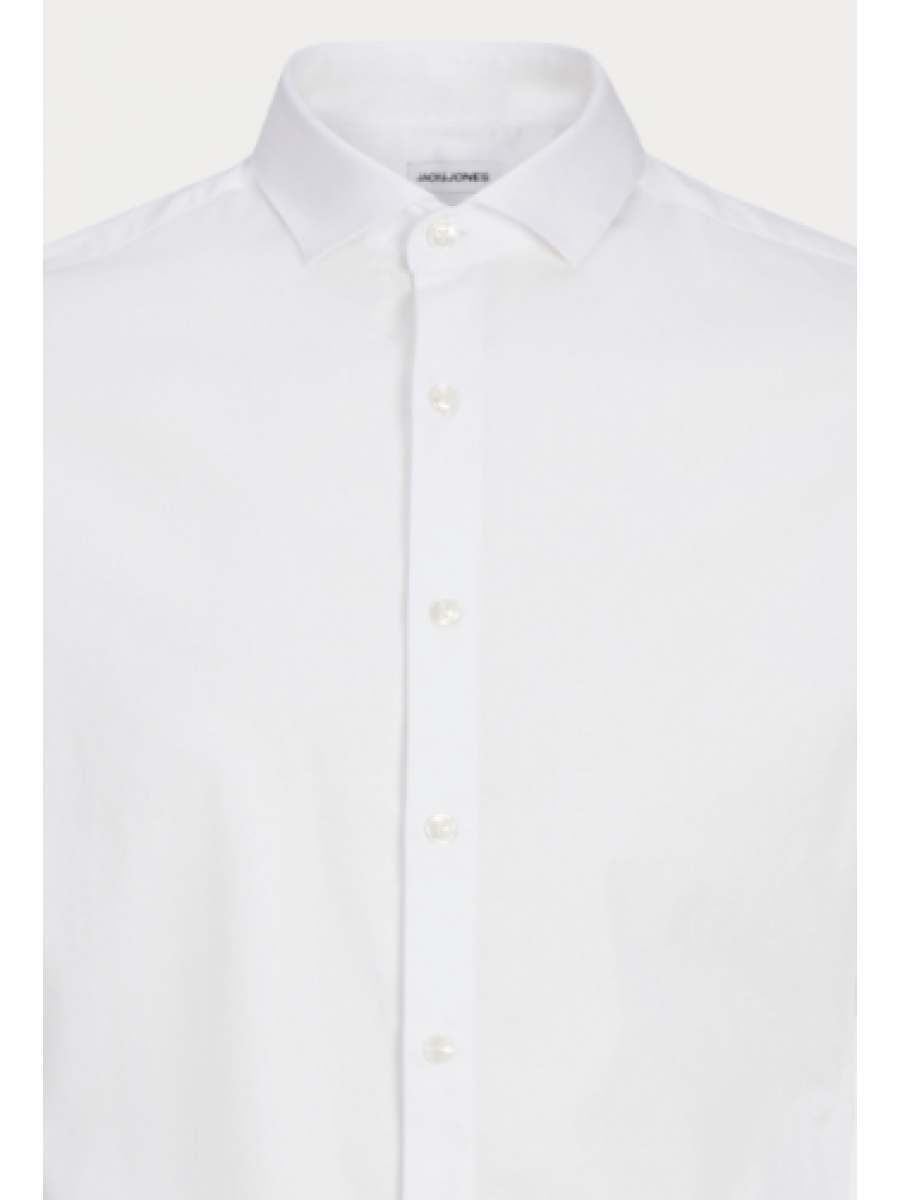 12269856 JPRBLAJAXON STRETCH SHIRT L/S NOOS
