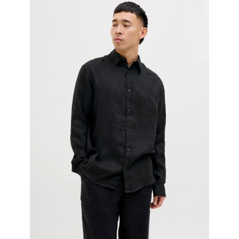 12273907 JPRBLALAWRENCE LINEN L/S SHIRT