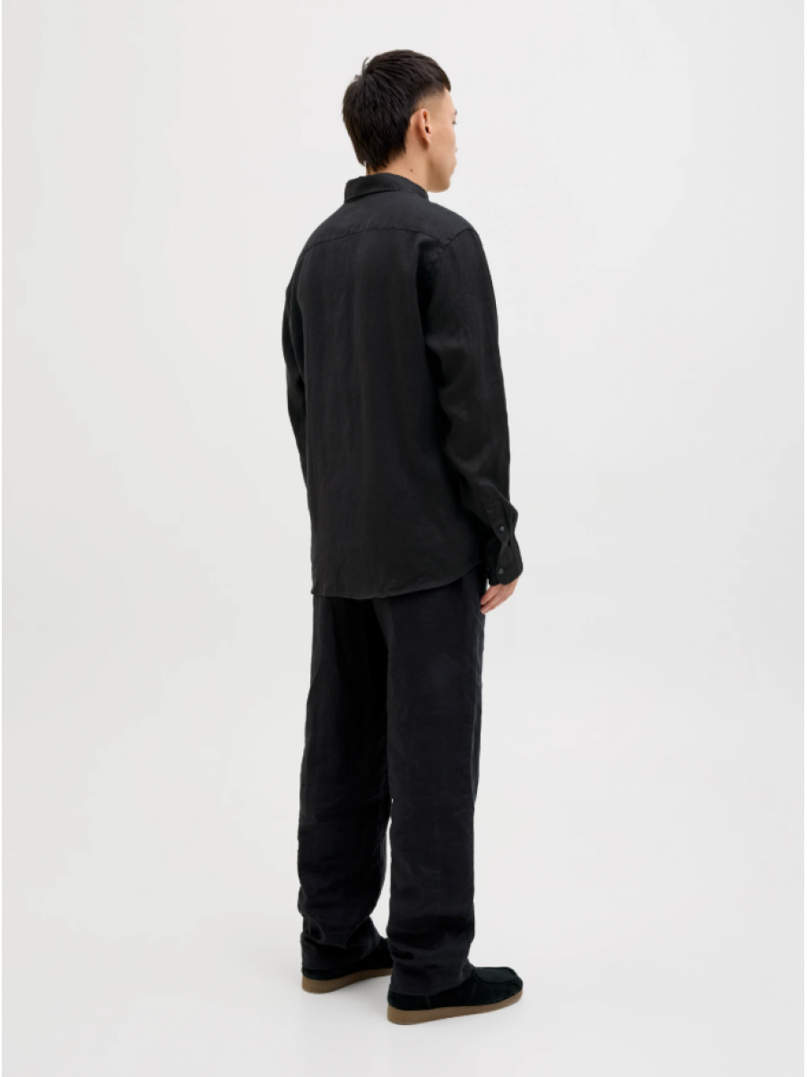 12273907 JPRBLALAWRENCE LINEN L/S SHIRT