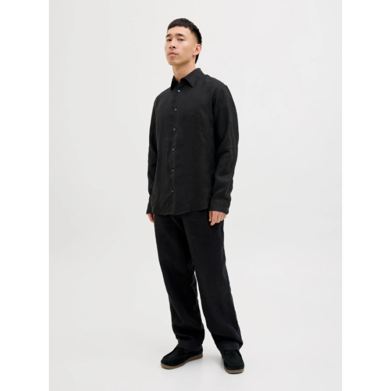 12273907 JPRBLALAWRENCE LINEN L/S SHIRT