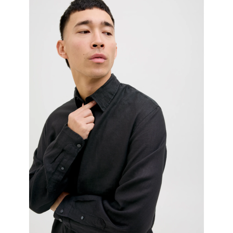 12273907 JPRBLALAWRENCE LINEN L/S SHIRT