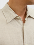 12273907 JPRBLALAWRENCE LINEN L/S SHIRT