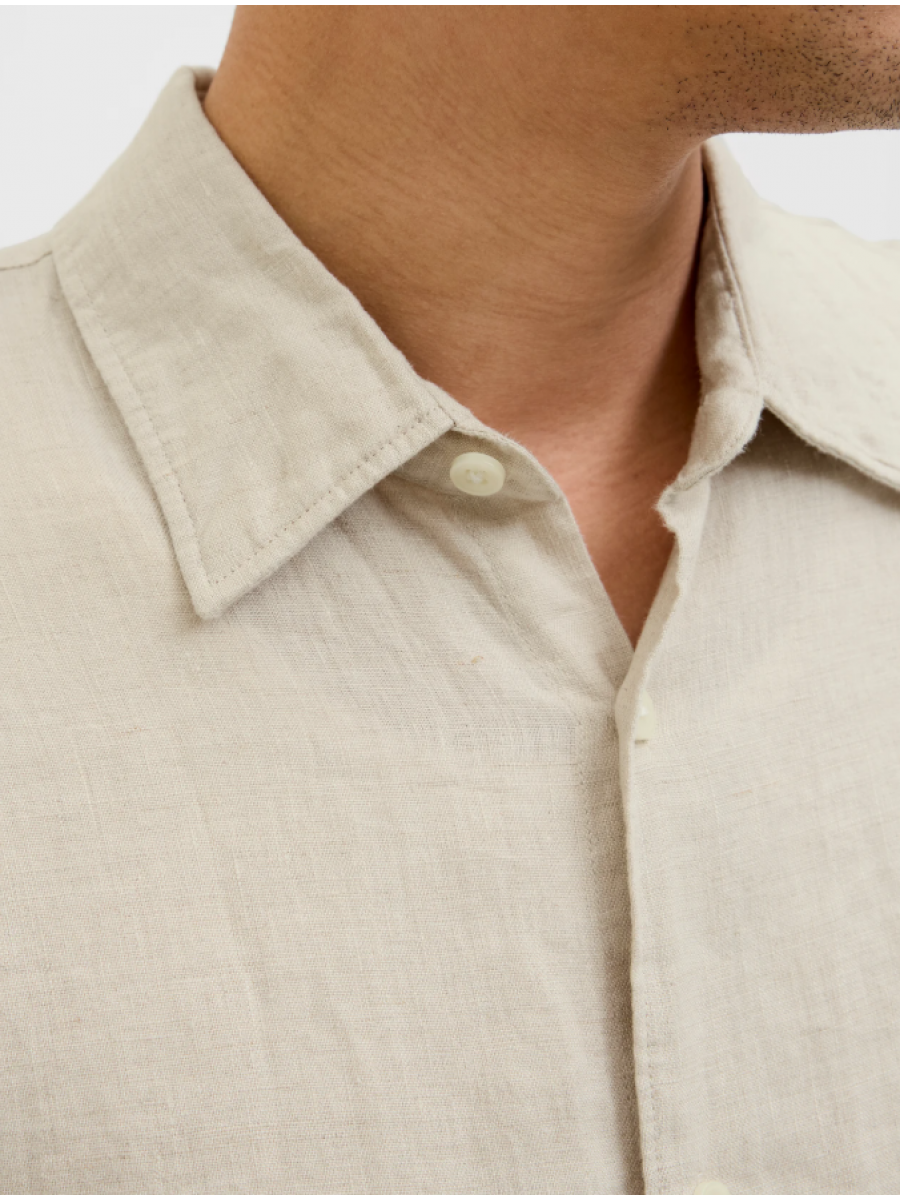 12273907 JPRBLALAWRENCE LINEN L/S SHIRT