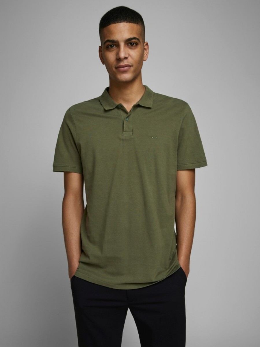 12136516 JJEBASIC POLO SS NOOS KHAKI