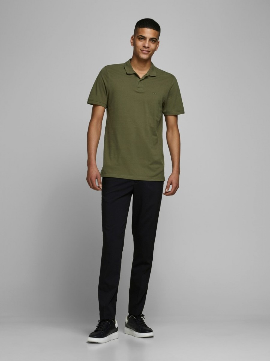 12136516 JJEBASIC POLO SS NOOS KHAKI