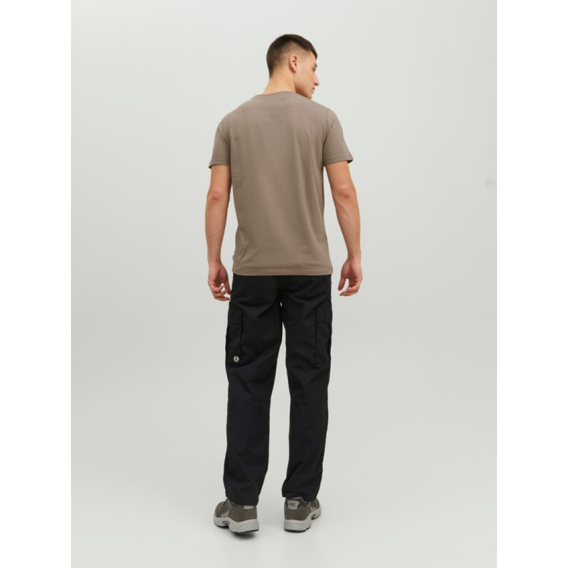 12164936 JJECURVED TEE SS 0 -NECK NOOS BROWN