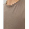 12164936 JJECURVED TEE SS 0 -NECK NOOS BROWN