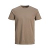 12164936 JJECURVED TEE SS 0 -NECK NOOS BROWN