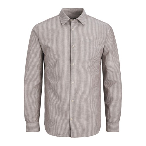12227835 JPRBLUSUMMER LINEN STRIPE SHIRT L/S