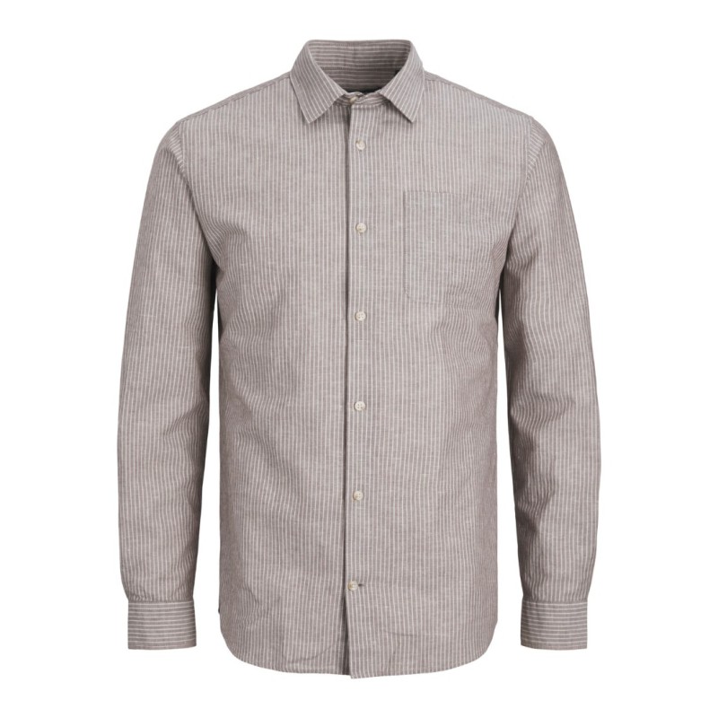 12227835 JPRBLUSUMMER LINEN STRIPE SHIRT L/S
