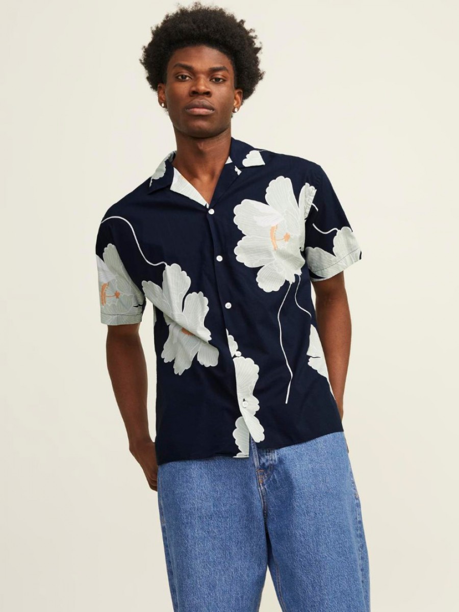 12252948 JPRBLAPALMA RESORT SHIRT S/S SN