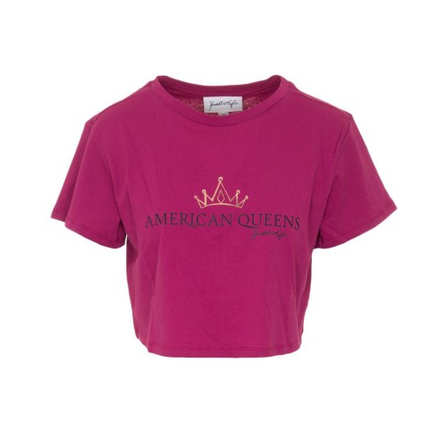KKW3611640 K&K W QUEEN LOGO LOOSE CROPPED
