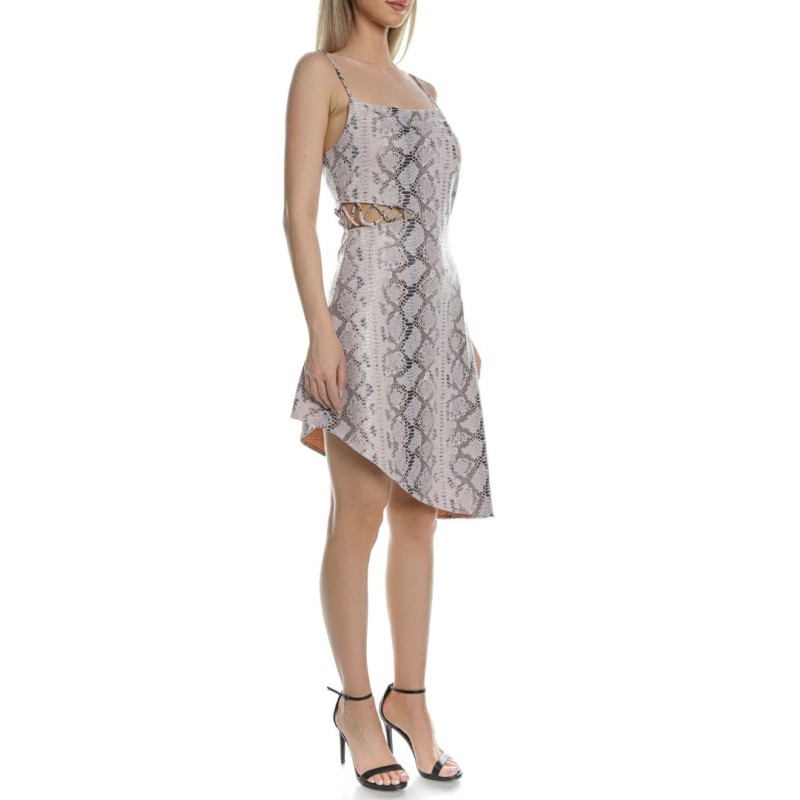 KKC.1S1.030.013 SS1-217 K& COWL NECK SLIP DRESS WITH SIDE CUT- OUT