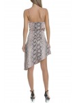 KKC.1S1.030.013 SS1-217 K& COWL NECK SLIP DRESS WITH SIDE CUT- OUT