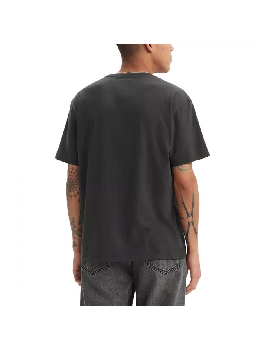 87373-0144 VINTAGE FIT GRAPHIC TEE BLACKS