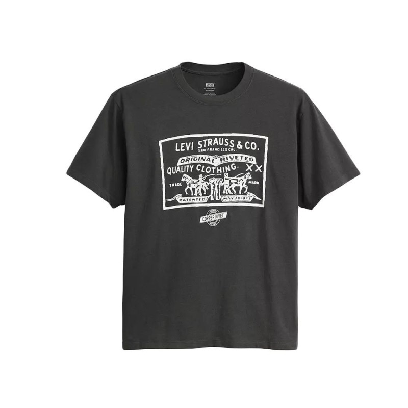 87373-0144 VINTAGE FIT GRAPHIC TEE BLACKS