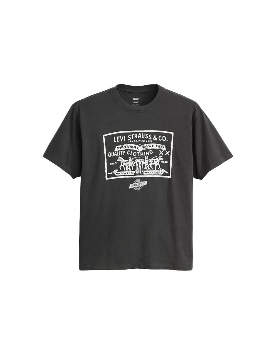 87373-0144 VINTAGE FIT GRAPHIC TEE BLACKS