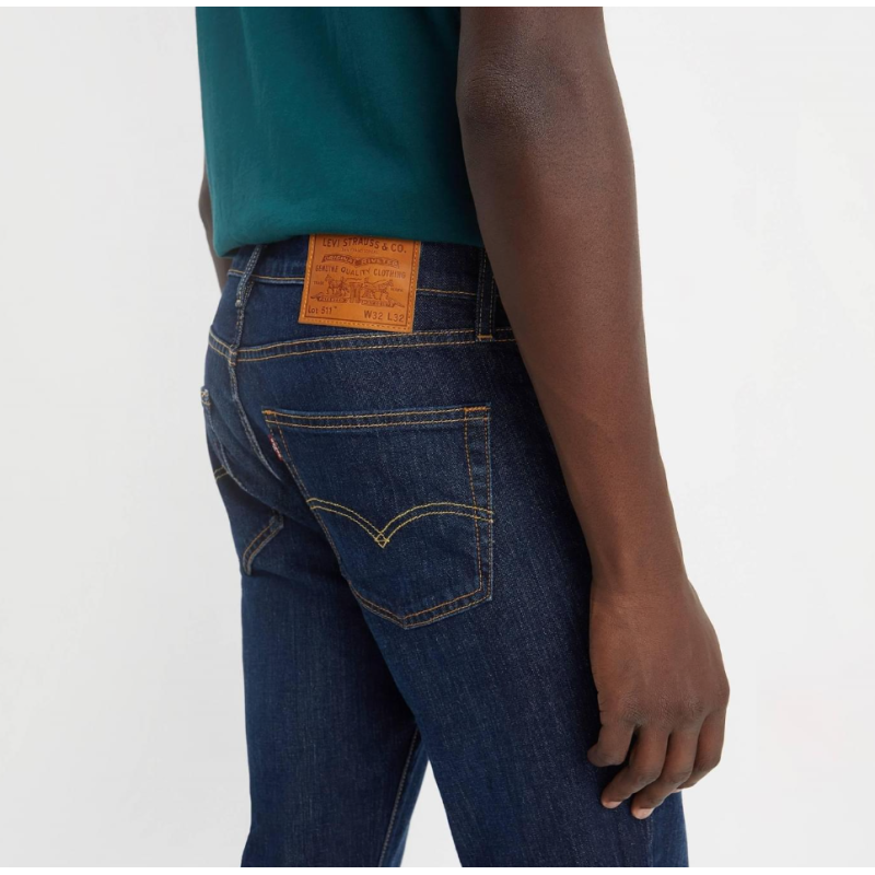 04511-5661 511 SLIM MED INDIGO WORN