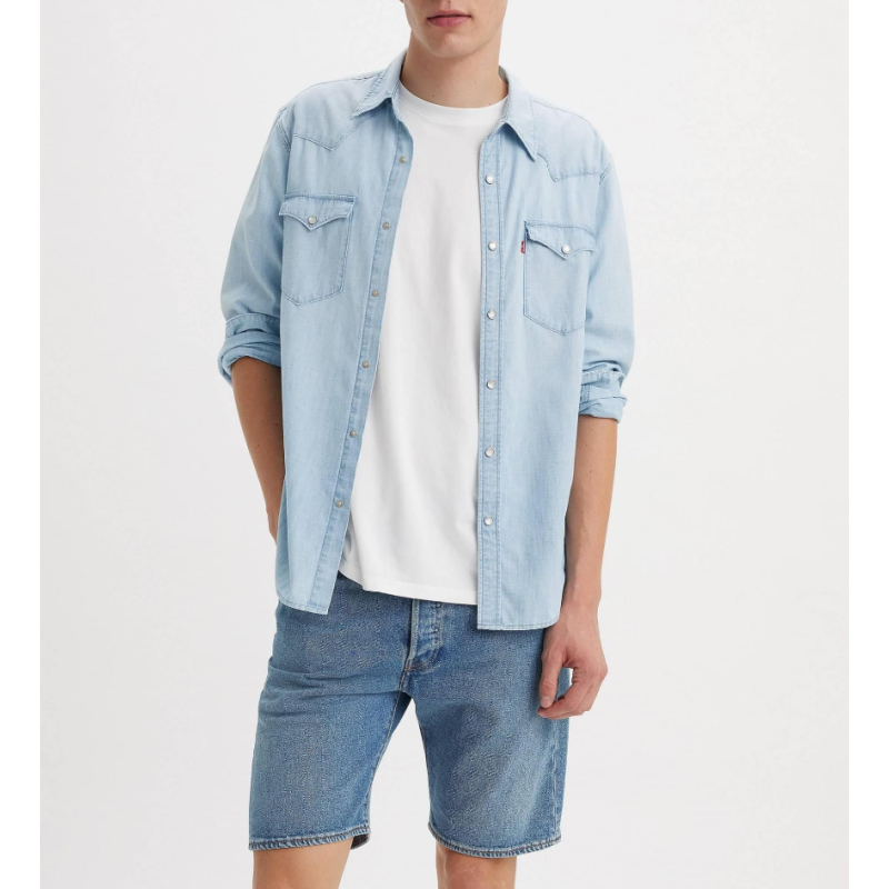 36512-0235 501 ORIGINAL SHORT MED INDIGO
