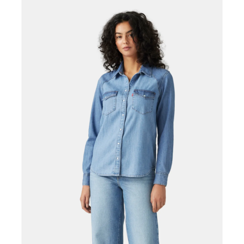 16786-0096 ICONIC WESTERN MED INDIGO - WORN IN
