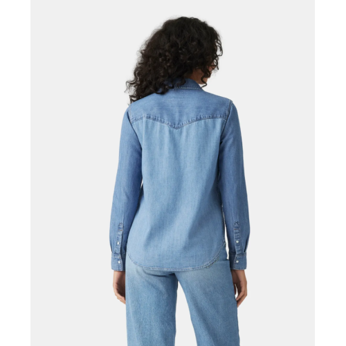 16786-0096 ICONIC WESTERN MED INDIGO - WORN IN