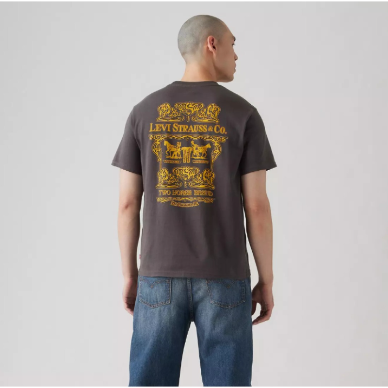 16143-1947 SS RELAXED FIT TEE BLACKS