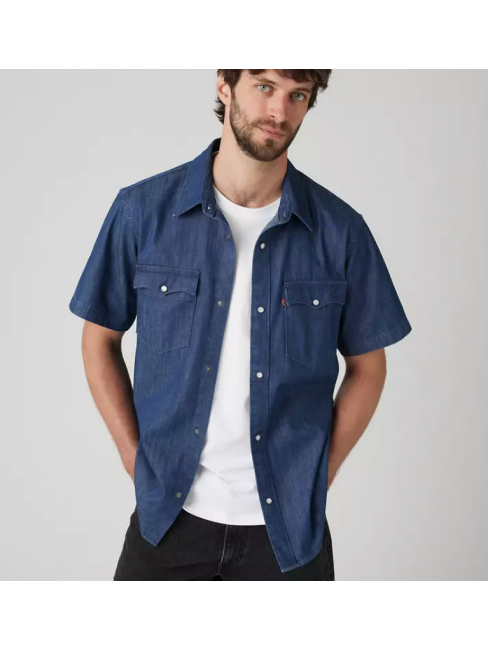 A5722-0031 SS RELAXED FIT WESTERN DARK INDIGO