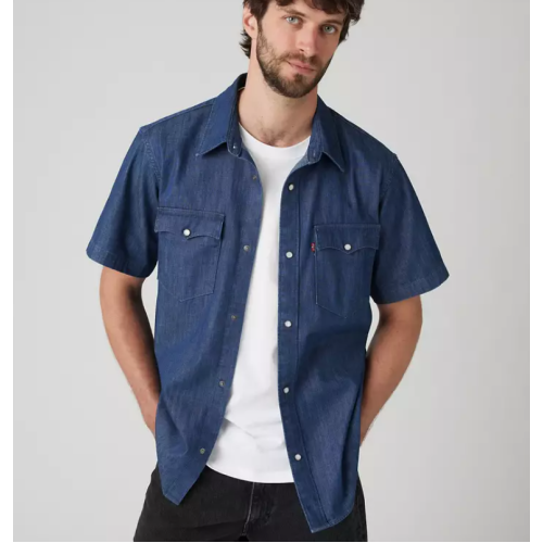 A5722-0031 SS RELAXED FIT WESTERN DARK INDIGO