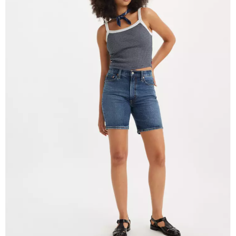 A8720-0001 TBD HR BERMUDA SHORT MED INDIGO