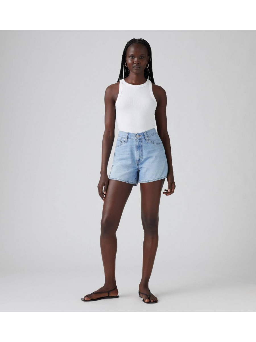 A4695-0015 80S MOM SHORT LIGHT INDIGO
