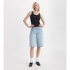 000MJ-0000 BAGGY DAD JORT LIGHT INDIGO