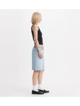 000MJ-0000 BAGGY DAD JORT LIGHT INDIGO