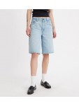 000MJ-0000 BAGGY DAD JORT LIGHT INDIGO