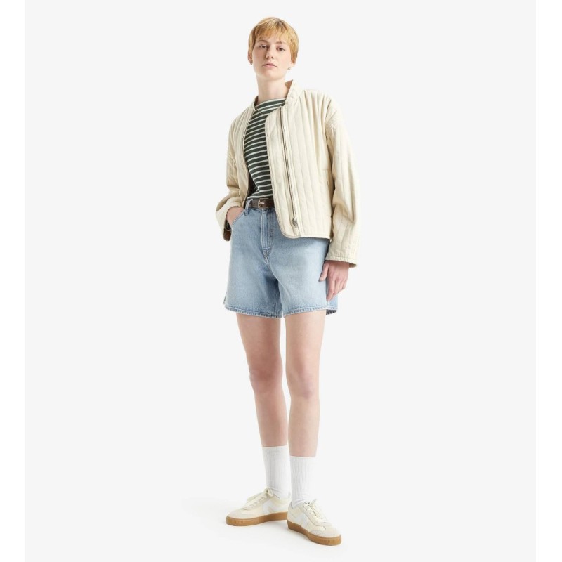 A9311-0000 HIGH BAGGY SHORT MED INDIGO