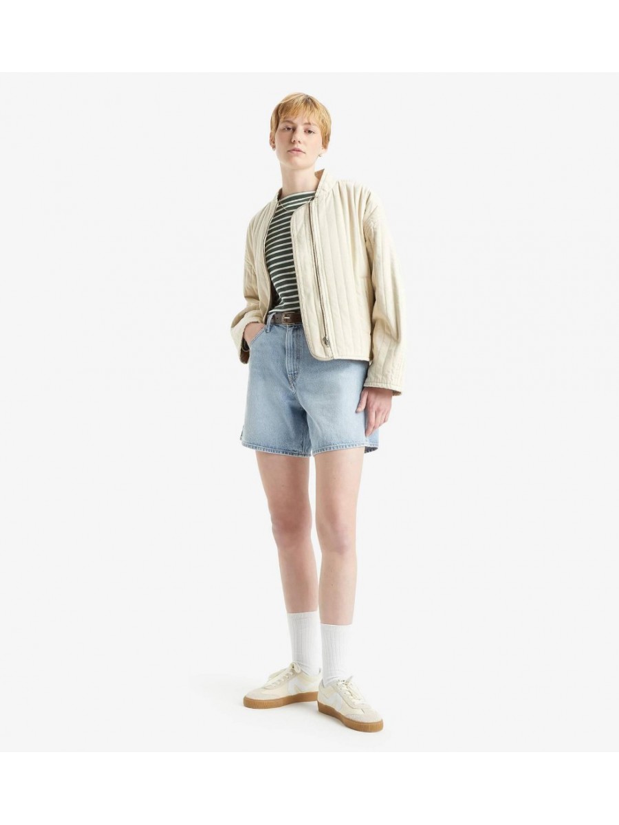 A9311-0000 HIGH BAGGY SHORT MED INDIGO