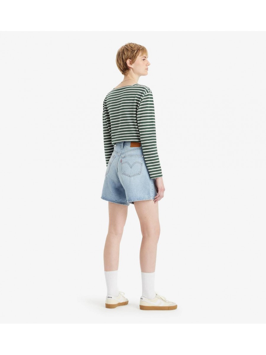 A9311-0000 HIGH BAGGY SHORT MED INDIGO