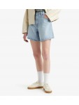 A9311-0000 HIGH BAGGY SHORT MED INDIGO