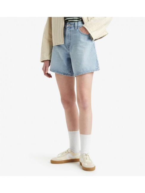 A9311-0000 HIGH BAGGY SHORT MED INDIGO
