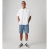 A8461-0015 468 LOOSE SHORTS LIGHT INDIGO-FLAT FINISH