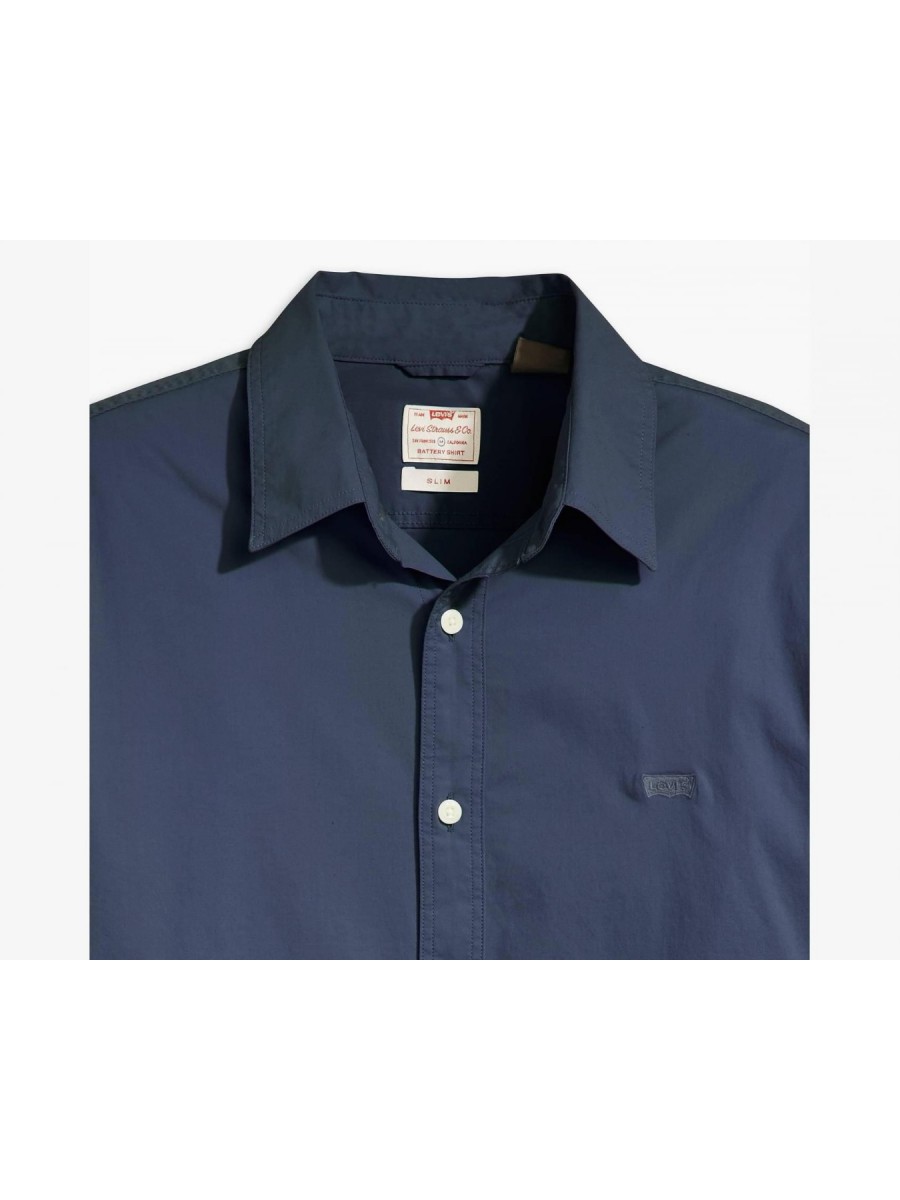 86625-0040 LS BATTERY HM SHIRT SLIM BLUES