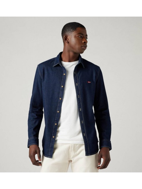 86625-0051 LS BATTERY HM SHIRT SLIM DARK INDIGO