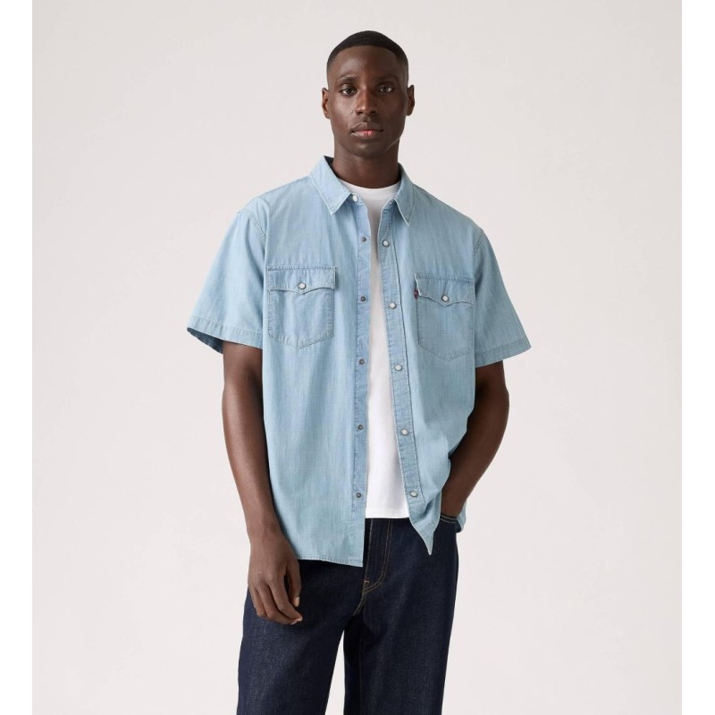 A5722-0008 SS RELAXED FIT WESTERN BLUES
