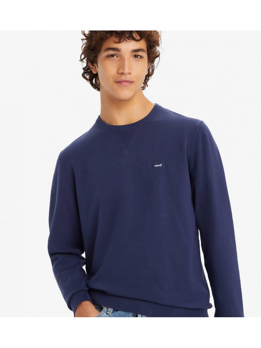 A7207-0002 LIGHTWEIGHT HM SWEATER BLUES