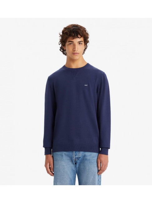 A7207-0002 LIGHTWEIGHT HM SWEATER BLUES