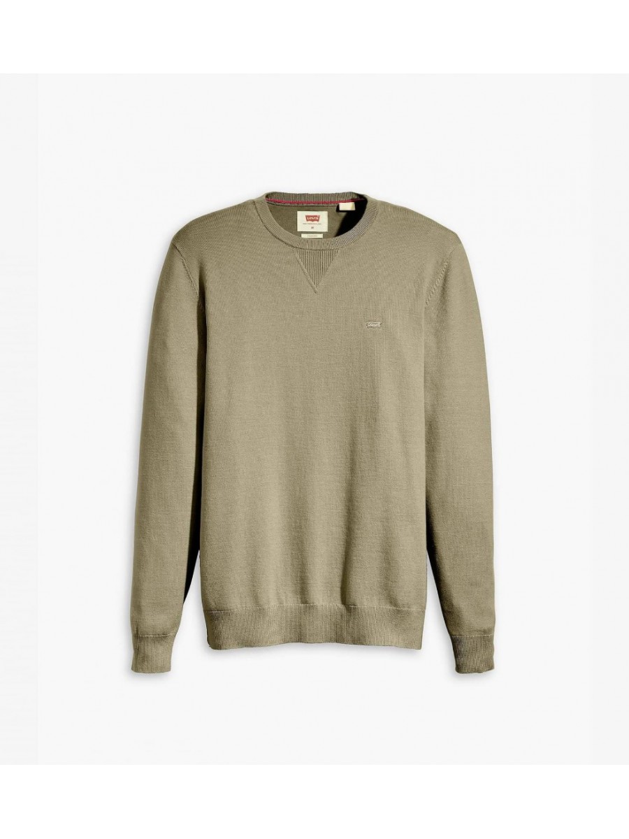 A7207-0004 LIGHTWEIGHT HM SWEATER GREENS